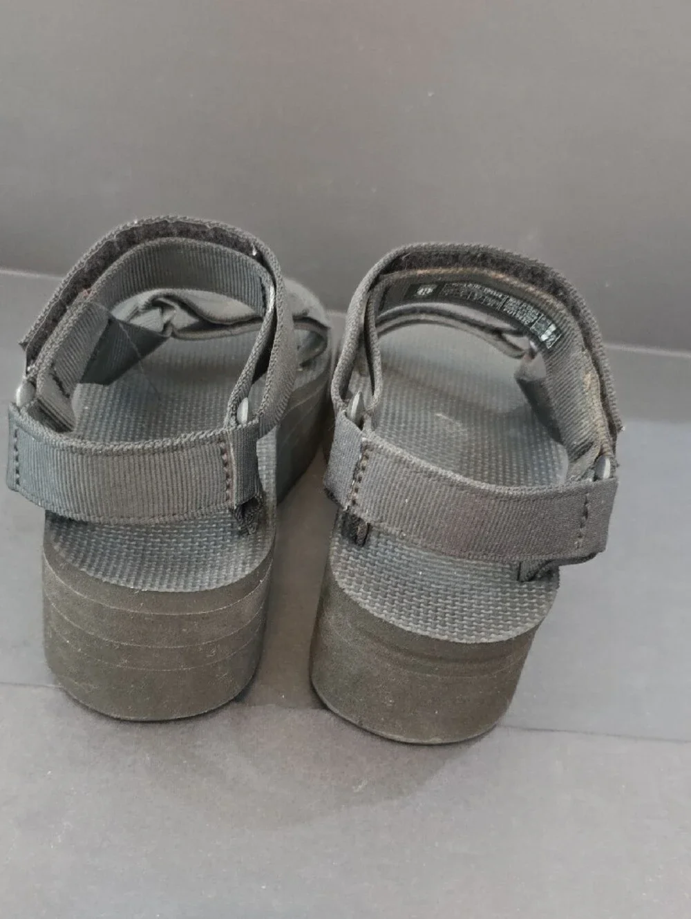 Nike Black Women's Platform Sport Sandals Size 6